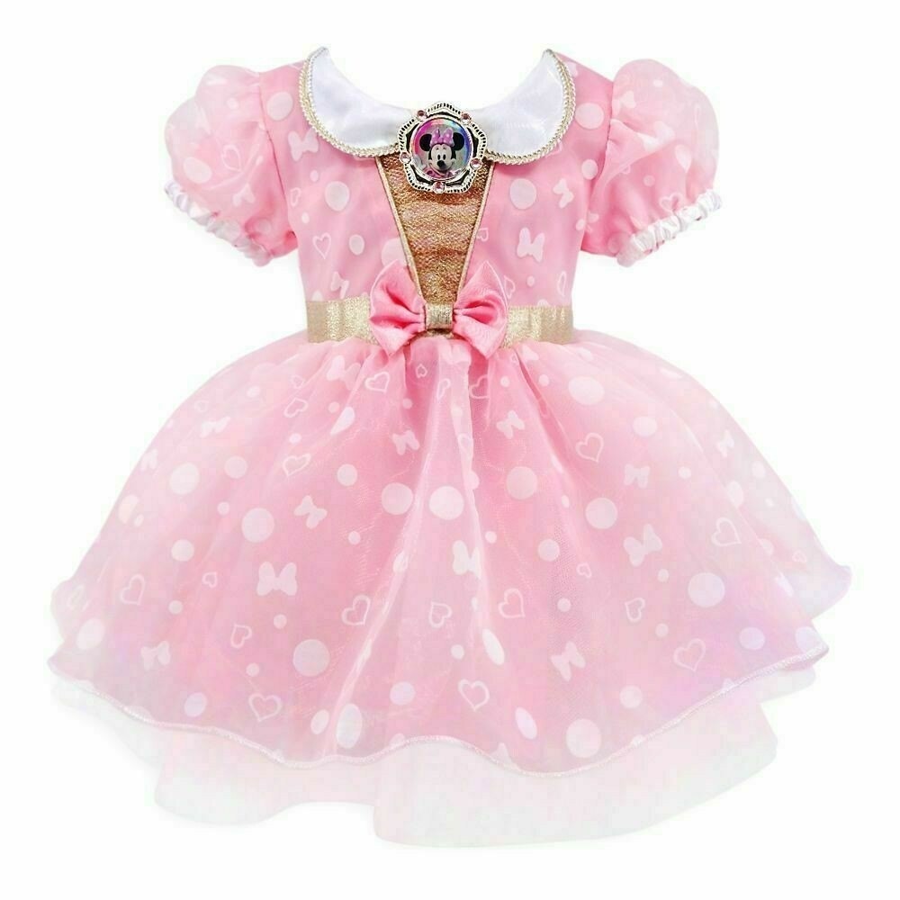 Disney Store Baby Girls Minnie Mouse Pink 6-12M Sparkle Tulle Costume Dress